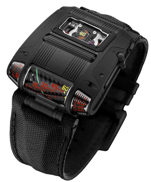 Urwerk Watch Replica 111C collection UR-111C Black Cobra